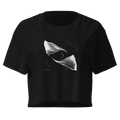 Tidal Form Crop Top - Black front