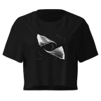 Tidal Form Crop Top - Black front
