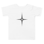 Moon and Star Sigil Toddler Tee - Star Sigil White flat front
