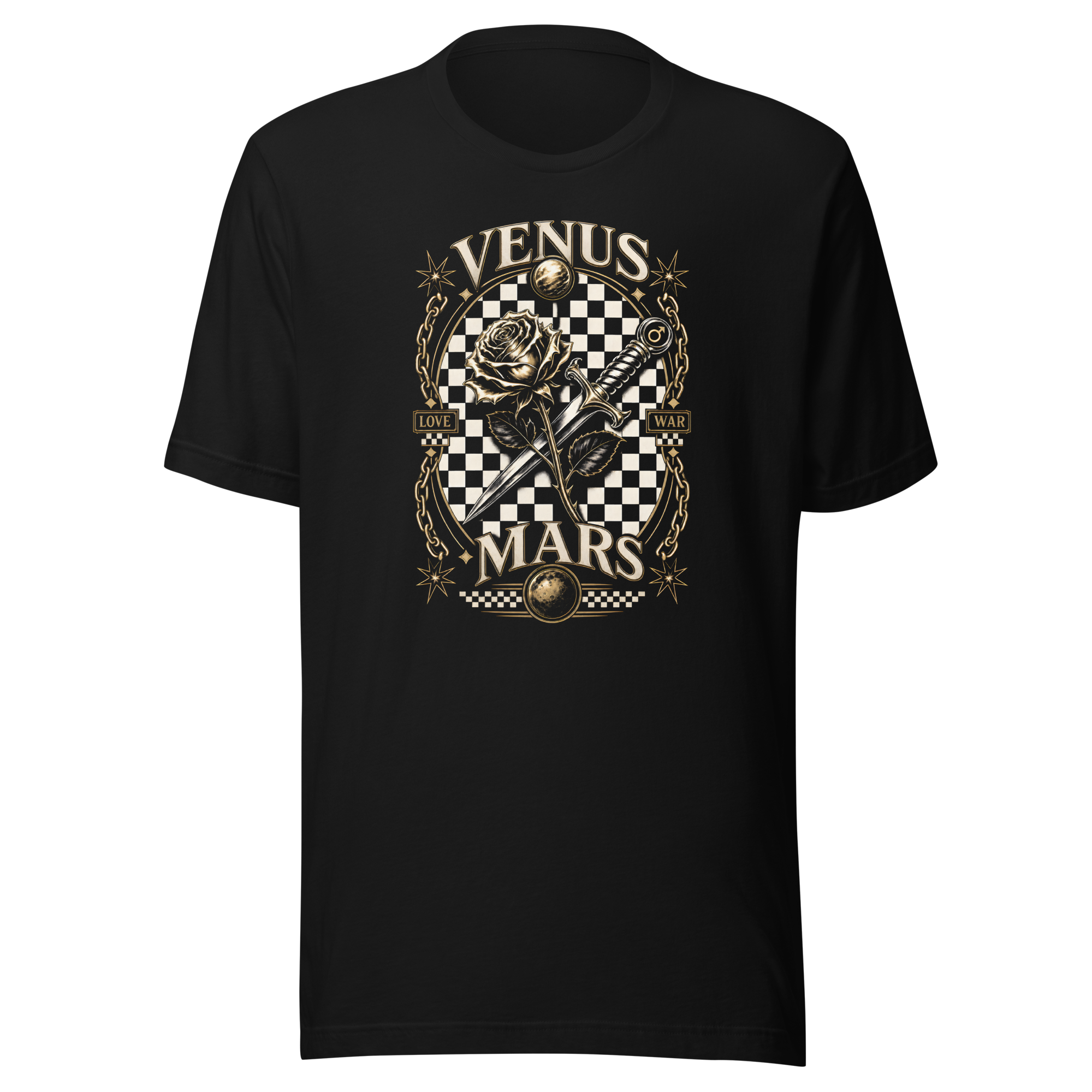 Checkerboard Tee - Black