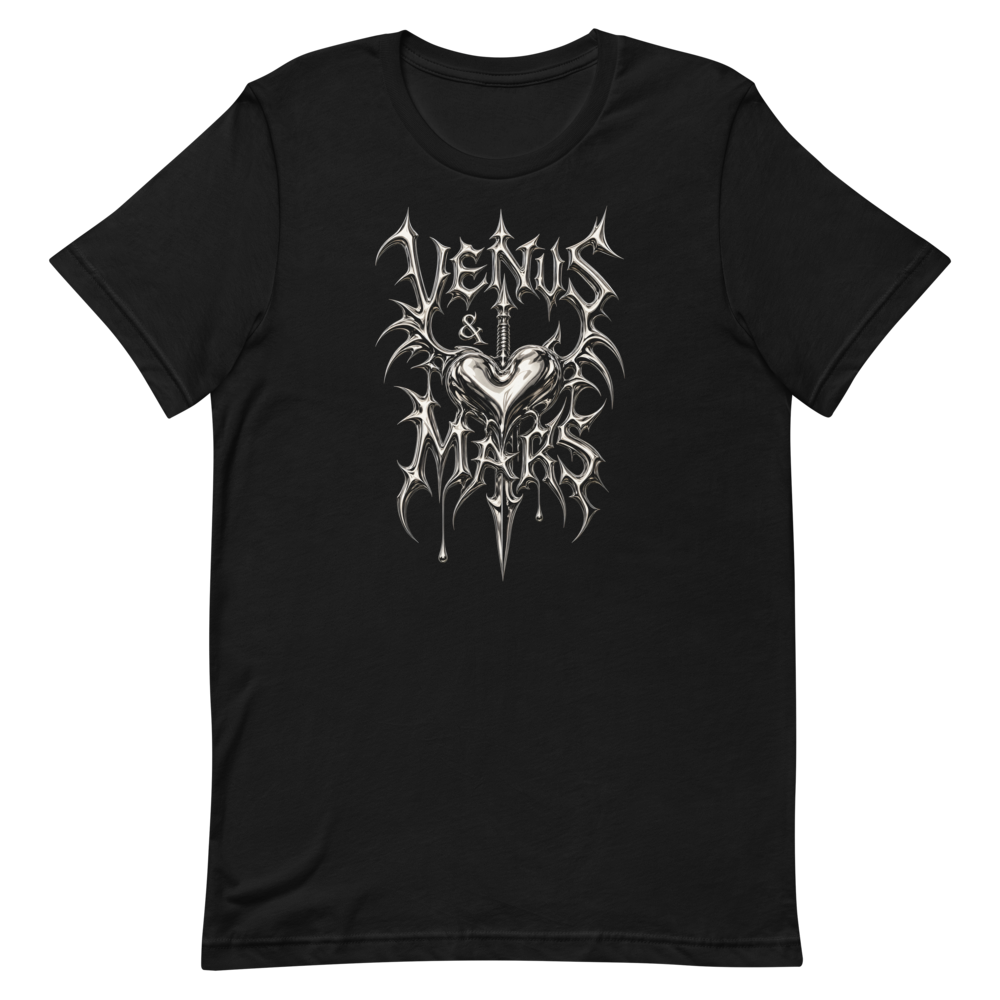 Metallic Gothic Tee - Metallic Gothic
