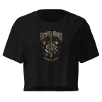 Tour (hero front) Crop Top - Black