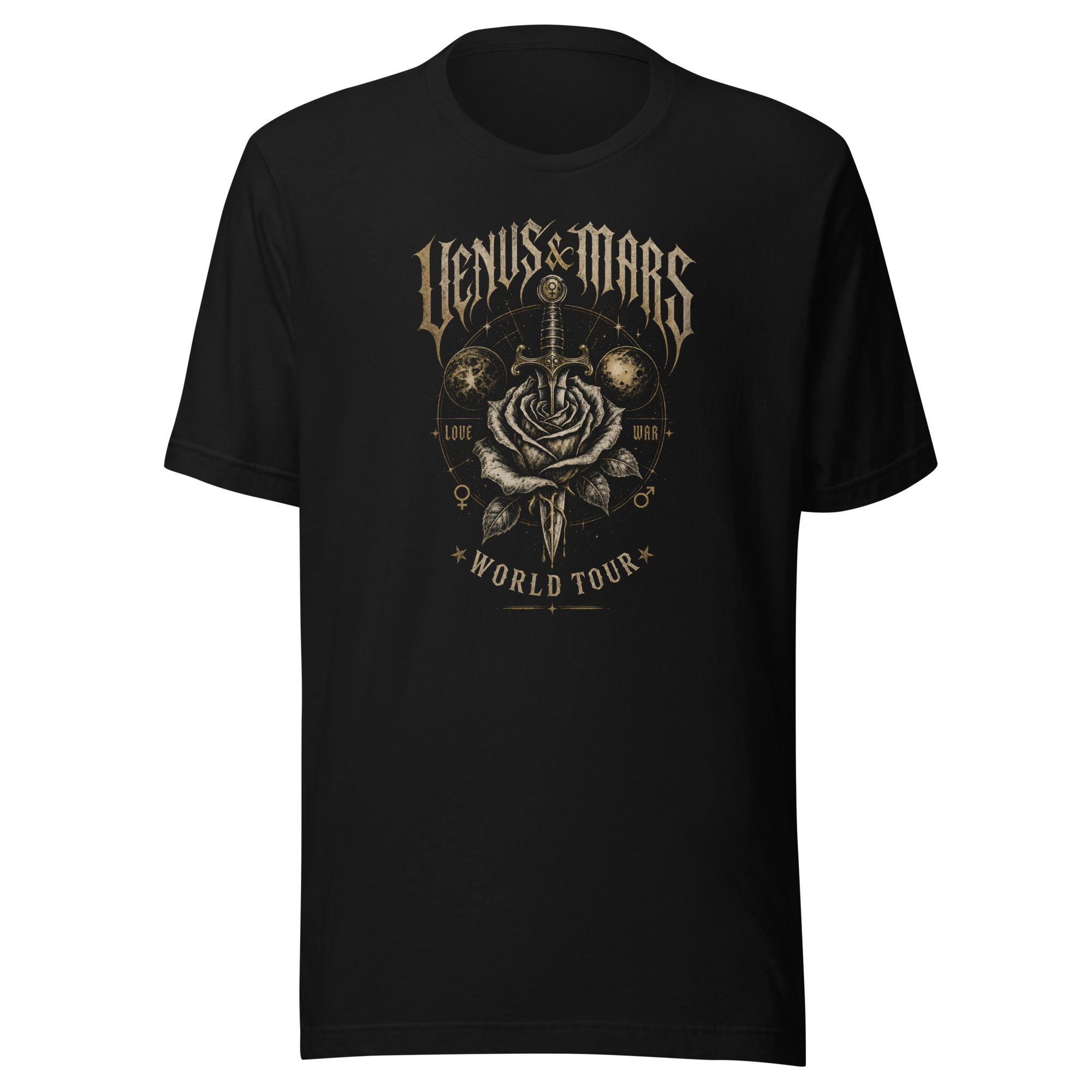 Tour (hero front) Tee - Black