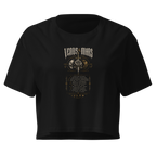 Tracklist (hero back) Crop Top - Black