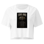 Tracklist (hero back) Crop Top - White