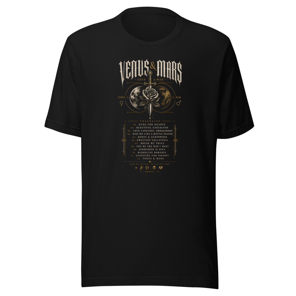 Tracklist (hero back) Tee - Black