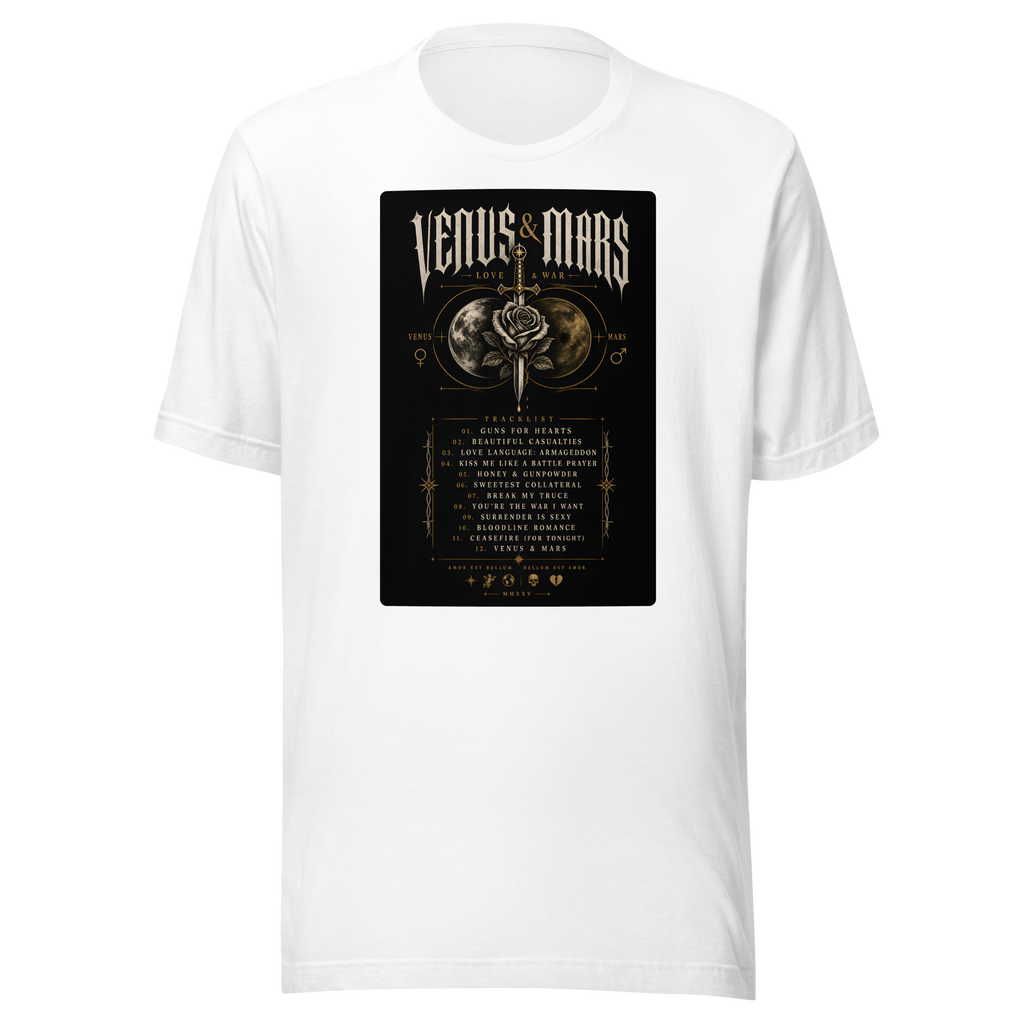Tracklist (hero back) Tee - White