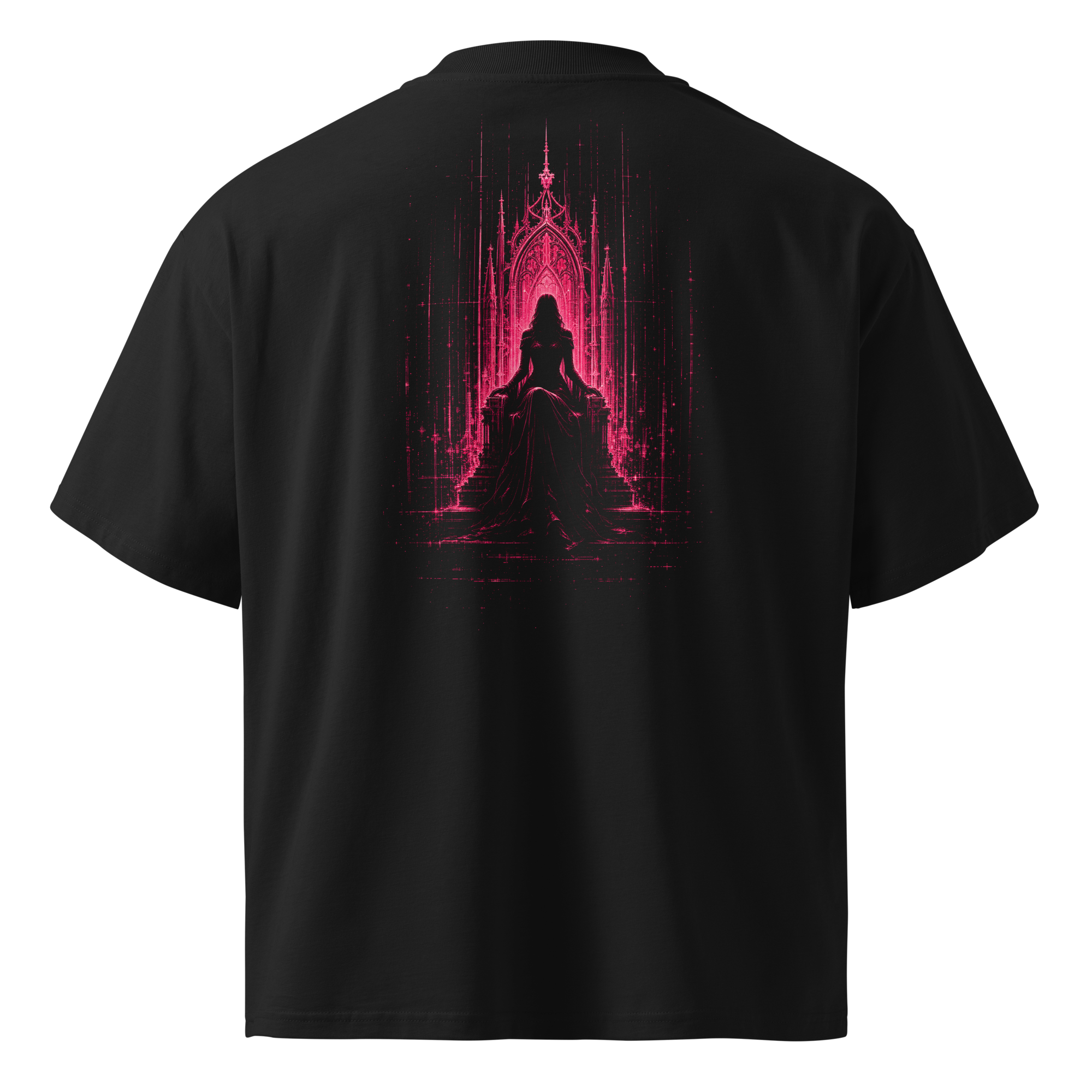 Witch History Glitch Oversized Tee - Black back