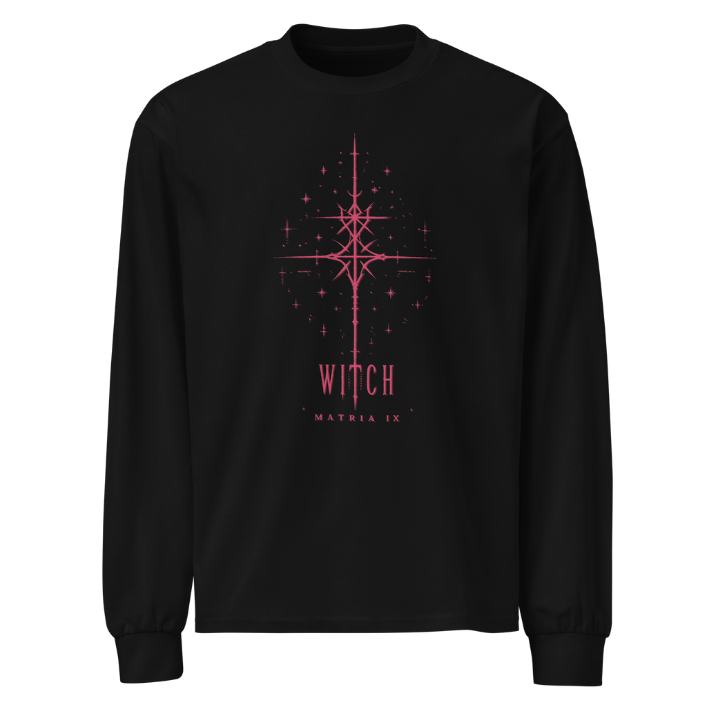 Witch Ritual File Long Sleeve - Black front