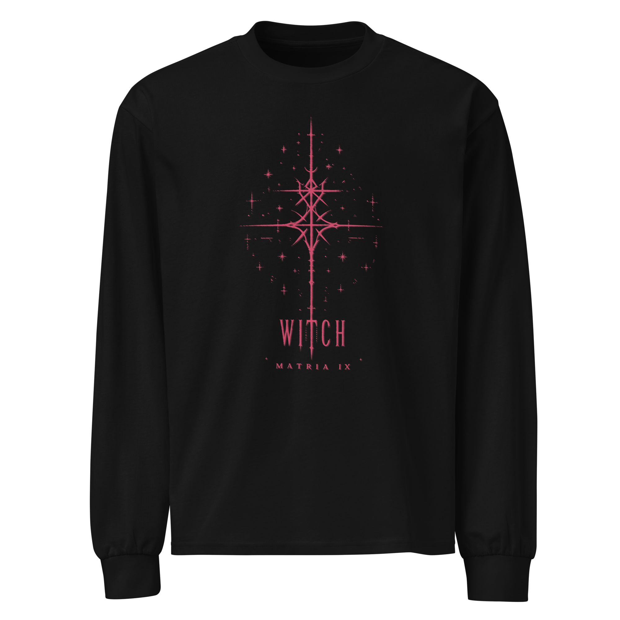 Witch Ritual File Long Sleeve - Black front