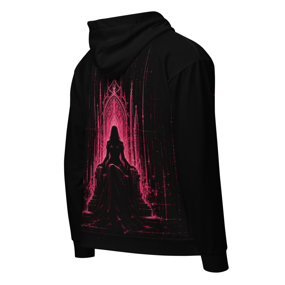 Witch Throne Static Zip Hoodie - Witch Throne Static (right)