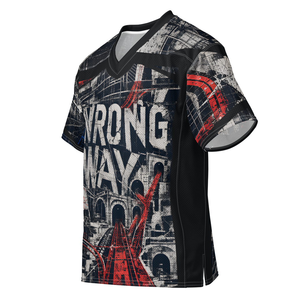 Wrong Way Heaven Jersey - Black left front