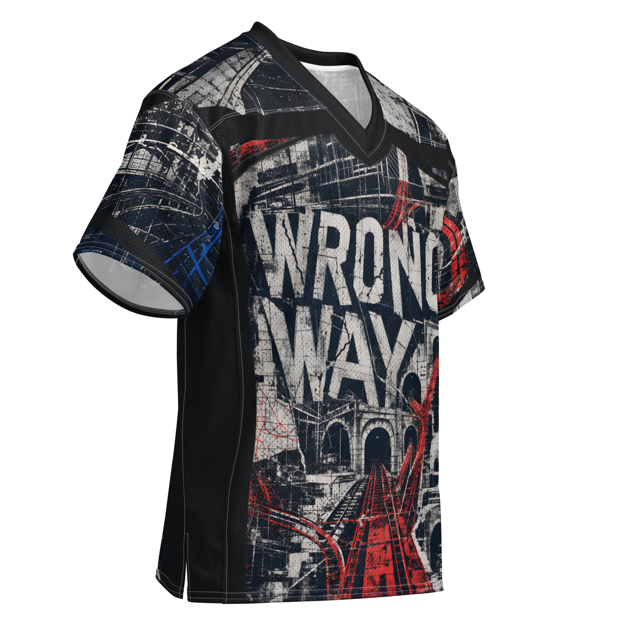 Wrong Way Heaven Jersey - Black right front