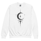 Moon Sigil Youth Crew - Moon Sigil White flat front